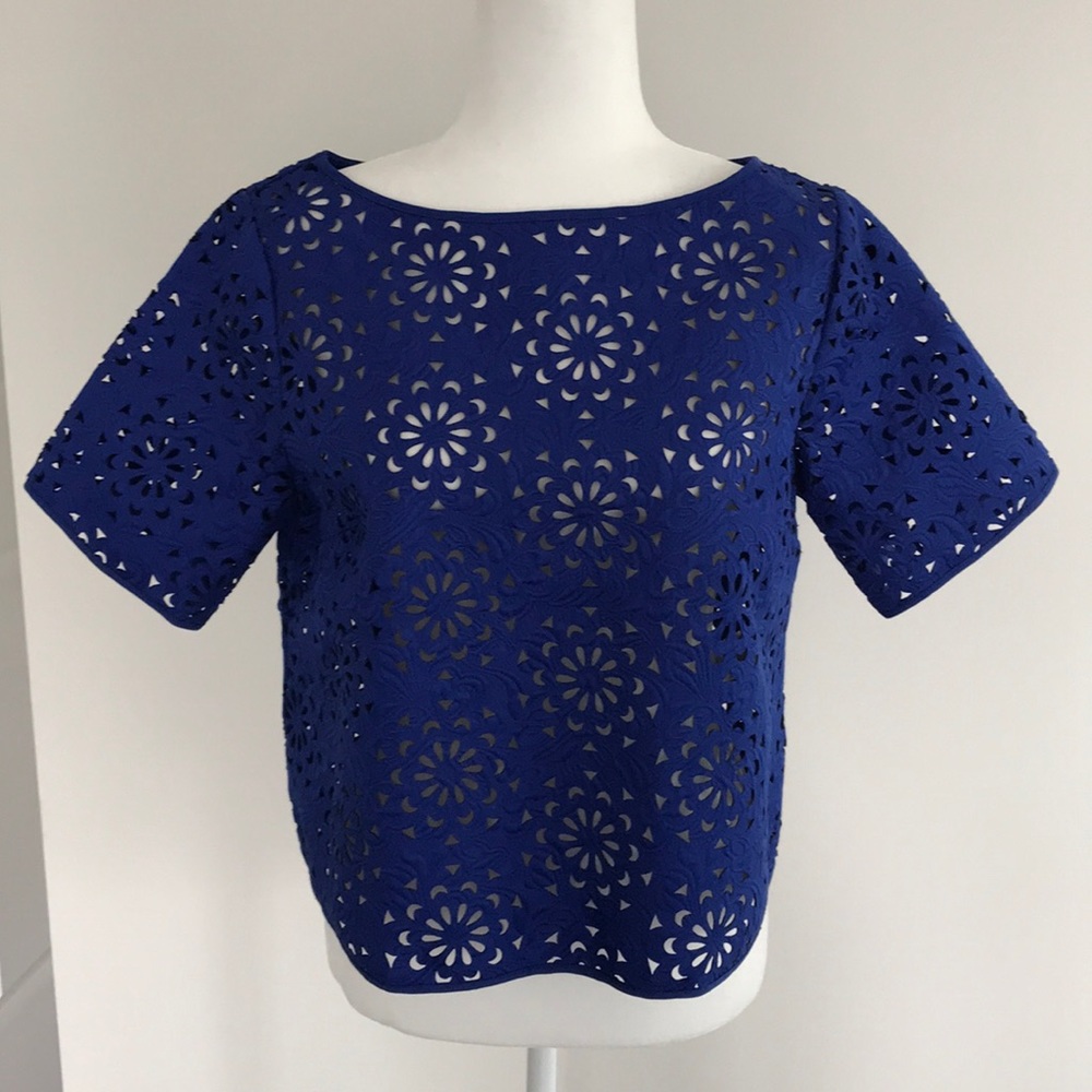 Banana Republic royal blue top